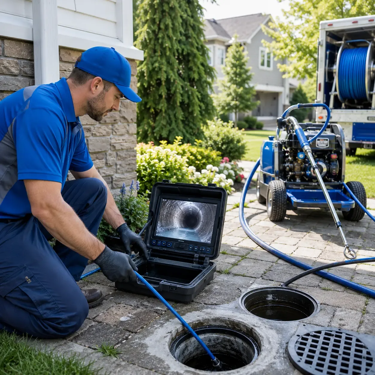 Outdoor drain cleaning professionals serving Rockland, MA