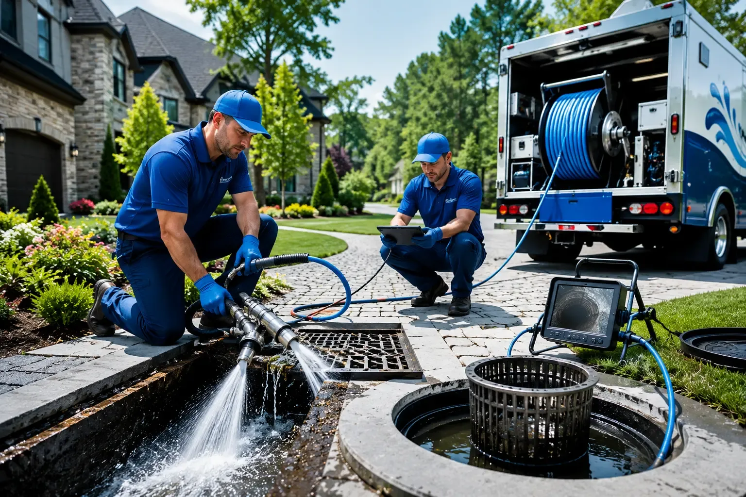 Local outdoor drain cleaning professionals in Rockland, MA